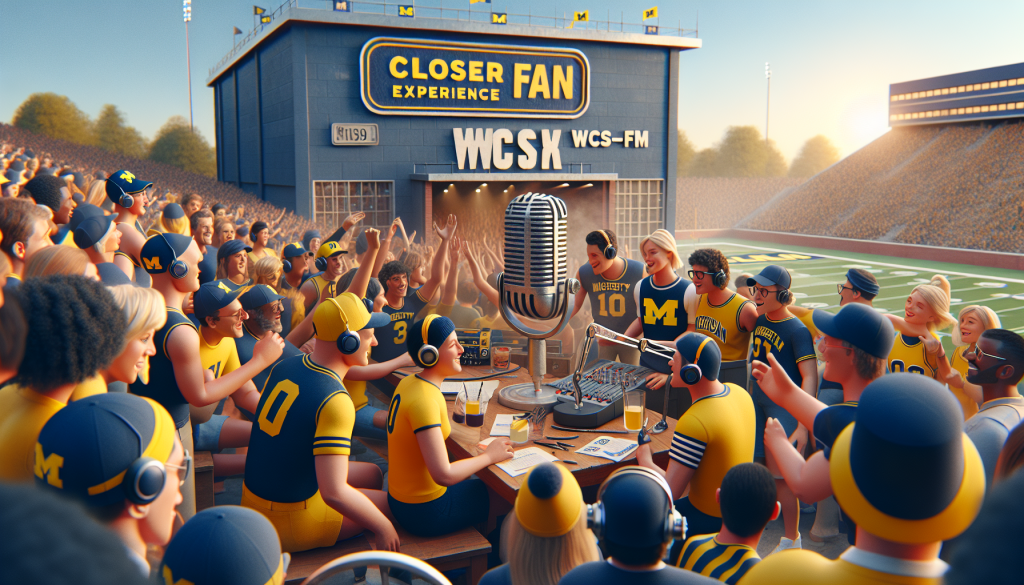 미시간 대학교 스포츠, WCSX-FM과 함께 더 가까워진 팬 경험